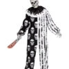 Skelett Horror Clown Kostüm Mit Maske -Halo Verkäufe skelett horror clown kostuem mit maske skele klown adult costume with mask killerclown halloween anzug 54233