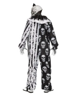 Skelett Horror Clown Kostüm Mit Maske 5 Skelett Horror Clown Kostüm Mit Maske -Halo Verkäufe skelett horror clown kostuem mit maske skele klown adult costume with mask killerclown halloween anzug 54233 2