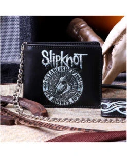 SLIPKNOT Flaming Goat Geldbörse -Halo Verkäufe slipknot flaming goat geldboerse slipknot flamming goat wallet with chain slipknot merchandise 50989 06