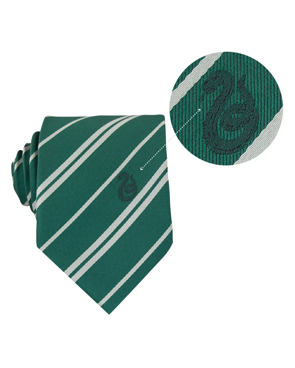Harry Potter Slytherin Krawatte Mit Pin 5 Harry Potter Slytherin Krawatte Mit Pin – Bild 3