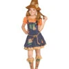 Süße Vogelscheuche Kinder Kostüm -Halo Verkäufe suesse vogelscheuche kinder kostuem scarecrow kostuemkleid maedchen scarecrow child costume 31355