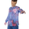 Zombie Shirt Mit Realistic Print 2 Zombie Shirt Mit Realistic Print -Halo Verkäufe teenager zombie longsleeve blutiges horror shirt fuer kids 23030 front