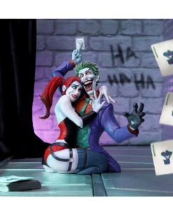 The Joker & Harley Quinn Büste 37.5cm -Halo Verkäufe the joker and harley quinn bueste the joker and harley quinn bust dc comic figur 53675 07