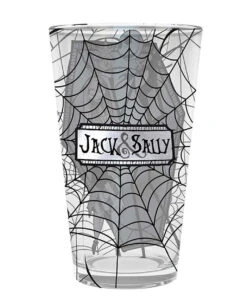 Nightmare Before Christmas - Jack & Sally Glas -Halo Verkäufe the nightmare before christmas jack and sally glas jack skellingtom glass merchandise und geschenkartikel 50434 3