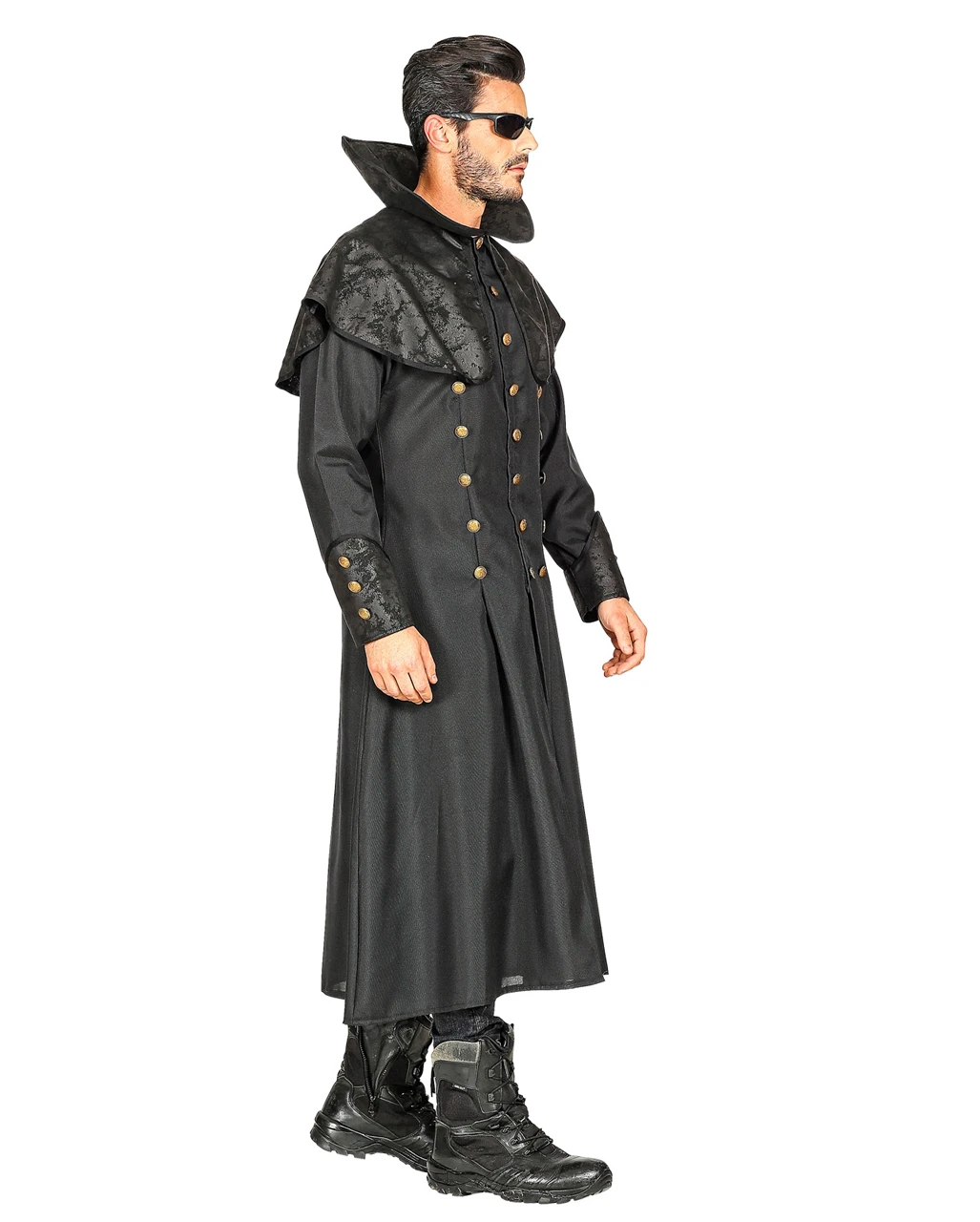 Totengräber Kostüm Mantel Mit Kragen Für Herren 5 Totengräber Kostüm Mantel Mit Kragen Für Herren – Bild 3