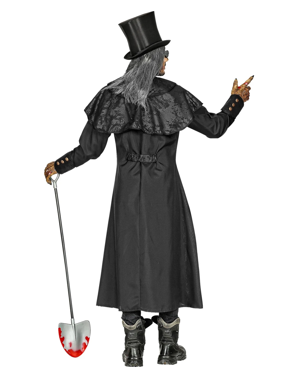 Totengräber Kostüm Mantel Mit Kragen Für Herren 6 Totengräber Kostüm Mantel Mit Kragen Für Herren – Bild 4