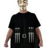 V For Vendetta T-Shirt Mit Cape & Maske 2 V For Vendetta T-Shirt Mit Cape & Maske -Halo Verkäufe v for vendetta t shirt mit cape und maske guy fawkes maske und shirt vendetta kostuem 20411