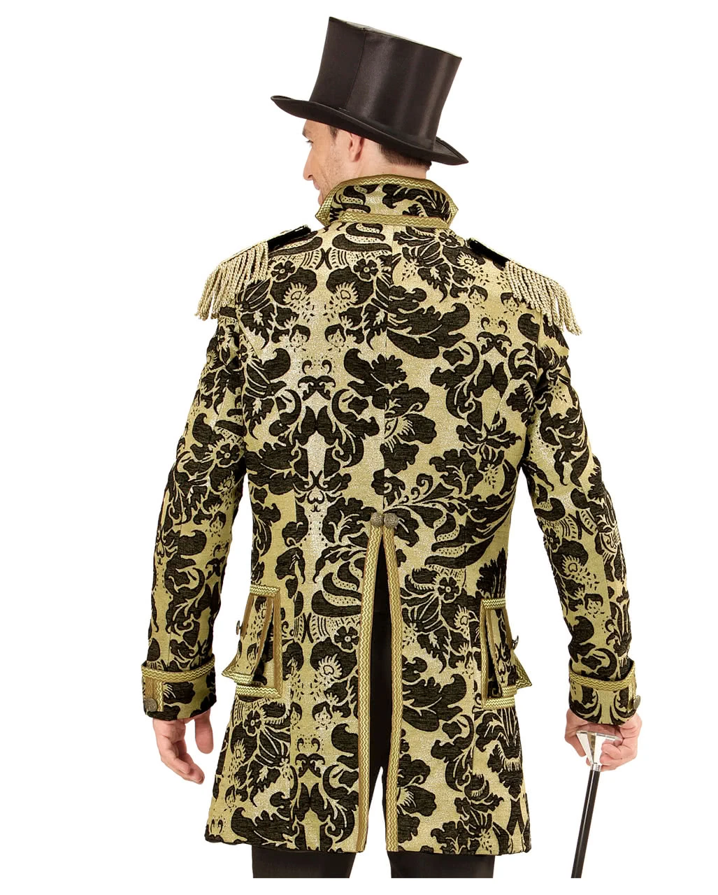 Venezianischer Militärfrack Gold-schwarz 4 Venezianischer Militärfrack Gold-schwarz – Bild 2