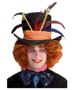 Verrückter Hutmacher Perücke Rot -Halo Verkäufe verrueckter hutmacher peruecke rot rote karnevalsperuecke kunsthaar peruecke rot mad hatter wig red 16913 3