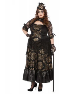 Victorian Lady Kostüm -Halo Verkäufe viktorianisches lady kostuem victorian lady costume steampunk kostuem 38675 04