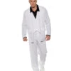 Weißer 70s Herren Kostümanzug -Halo Verkäufe weisser 70s herren kostuemanzug 70er jahre mottoparty verkleidung 70s suit men white 36323