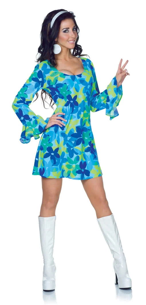 Wild Flower Hippie Kleid XL 3 Wild Flower Hippie Kleid XL
