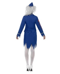 Zombie Stewardess Kostüm -Halo Verkäufe zombie stewardess kostuem untote saftschubse halloween verkleidung blutige flugbegleiterin kostuem 20983 3