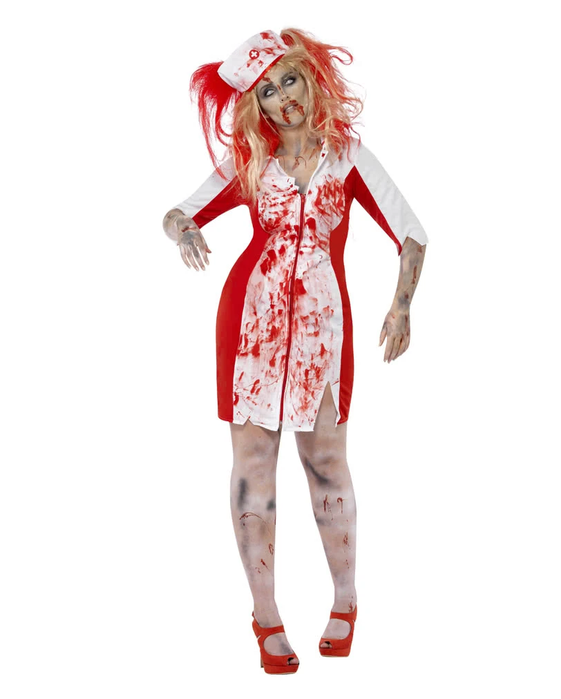 Zombie Nurse Kostüm Plus Size 3 Zombie Nurse Kostüm Plus Size